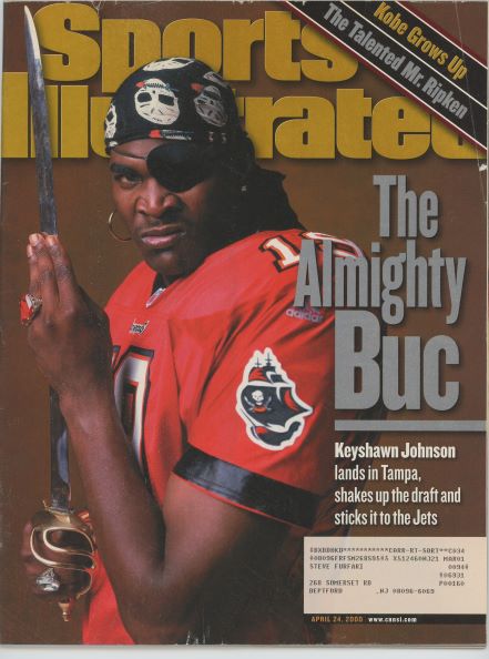 Sports Illustrated Buccaneers Keyshawn Johnson Cover 04.24.2000