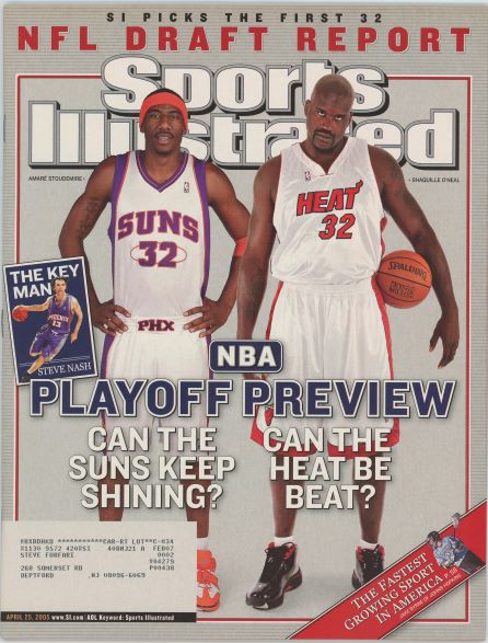 Sports Illustrated Shaq/Amare Stoudemire Cover 04.25.2005