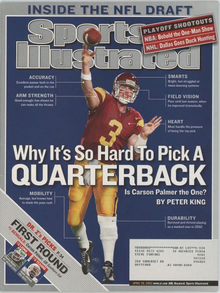 Sports Illustrated USC Carson Palmer Cover 04.28.2003