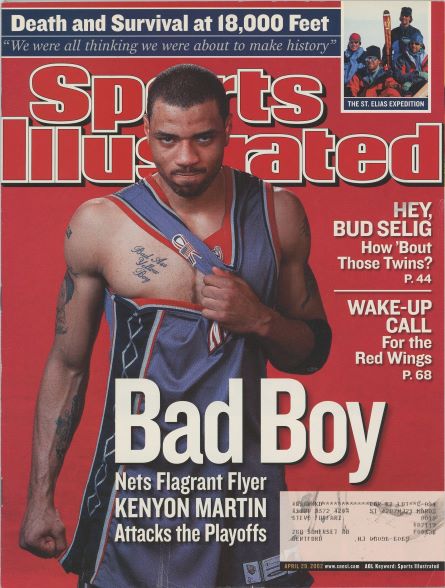 Sports Illustrated Nets Kenyon Martin Cover 04.29.2002