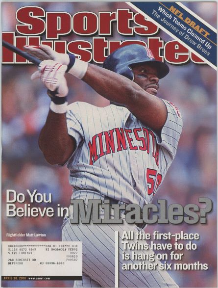 Sports Illustrated Twins Matt Lawton Cover 04.30.2001