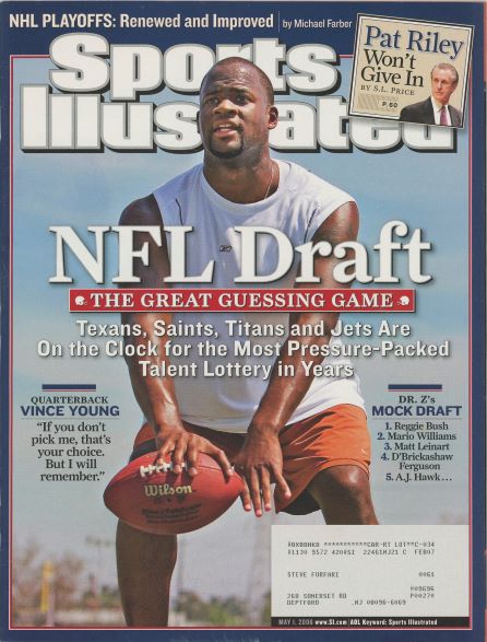 Sports Illustrated Vince Young Cover 05.01.2006