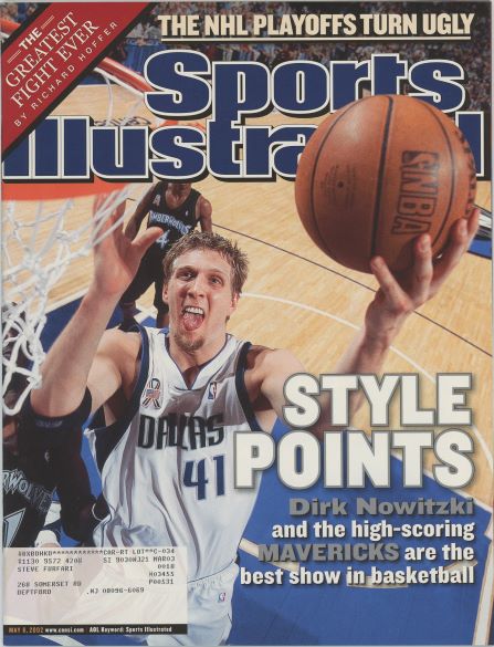 Sports Illustrated Mavericks Dirk Nowitzki Cover 05.06.2002