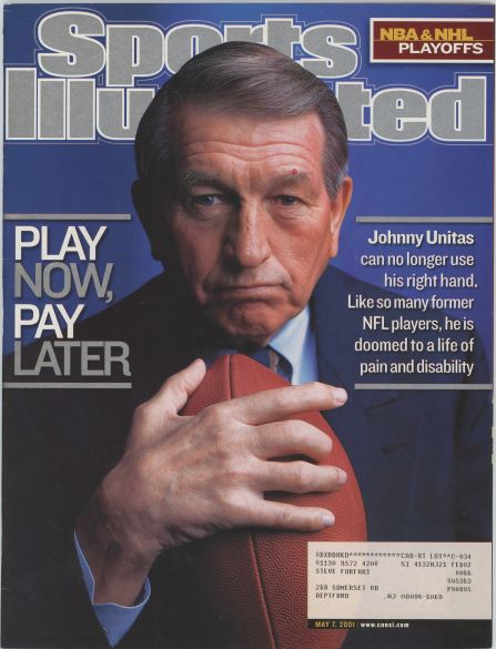 Sports Illustrated Colts Johnny Unitas Cover 05.07.2001