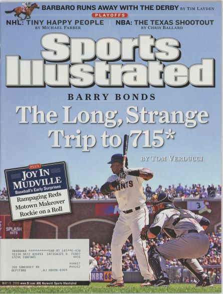 Sports Illustrated Giants Barry Bonds Cover 05.15.2006