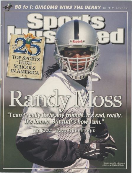 Sports Illustrated Raiders Randy Moss Cover 05.16.2005