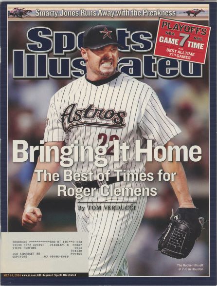 Sports Illustrated Astros Roger Clemens Cover 05.24.2004