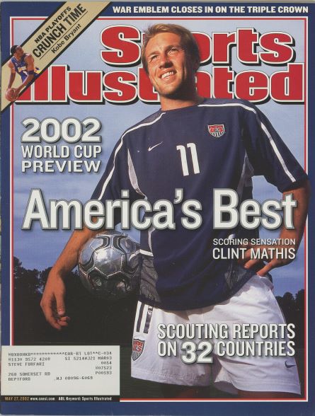 Sports Illustrated USA Clint Mathis Cover 05.27.2002