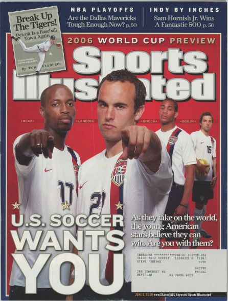 Sports Illustrated US Men's Soccer Team Cover 06.05.2006