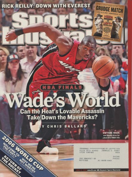 Sports Illustrated Heat Dwayne Wade Cover 06.12.2006