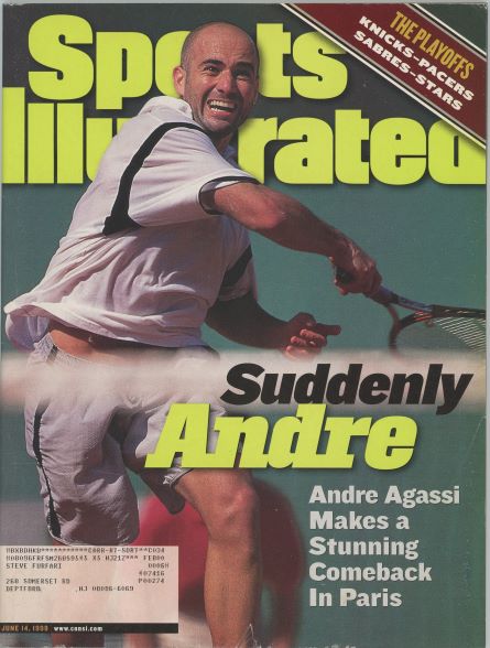 Sports Illustrated Andre Agassi Cover 06.14.1999