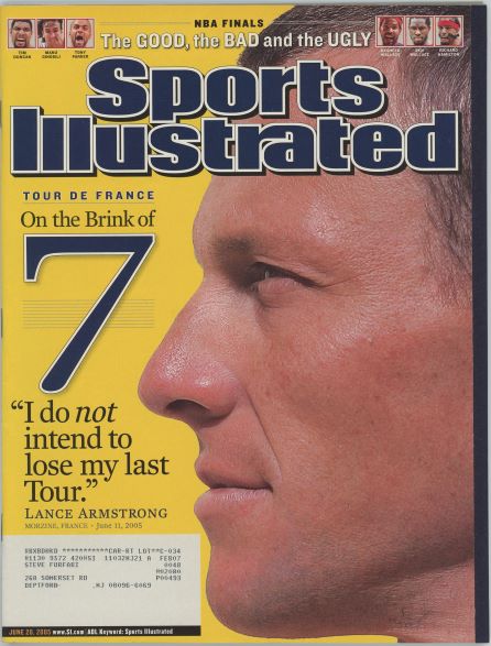 Sports Illustrated Lance Armstrong Cover 06.20.2005