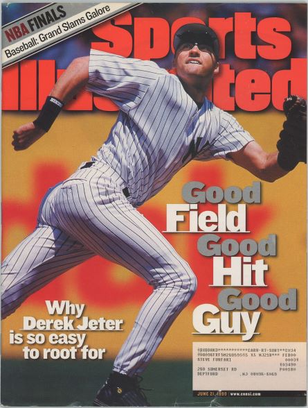 Sports Illustrated Yankees Derek Jeter Cover 06.21.1999