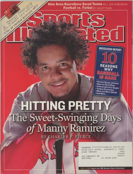 Sports Illustrated Red Sox Manny Ramirez Cover 07.05.2004