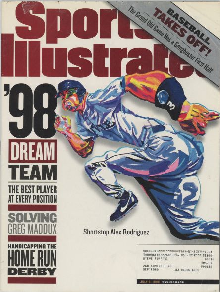 Sports Illustrated Mariners Alex Rodriguez Cover 07.06.1998