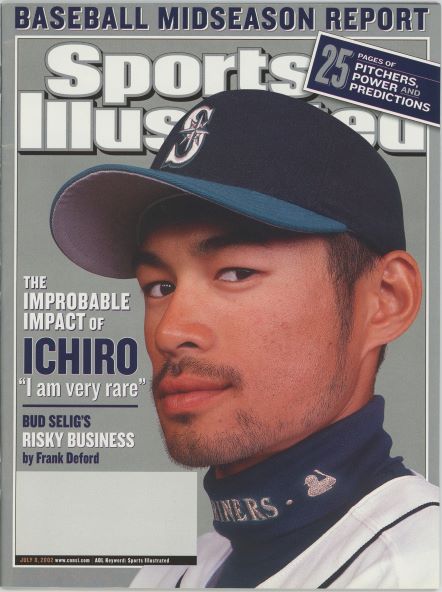 Sports Illustrated Mariners Ichiro Cover 07.08.2002