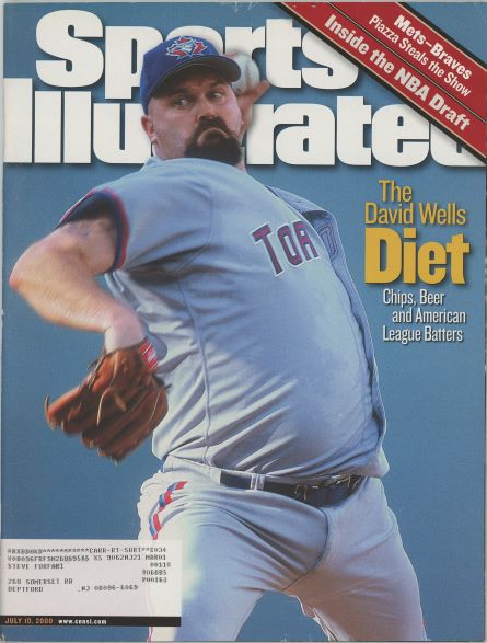 Sports Illustrated Blue Jays David Wells Cover 07.10.2000