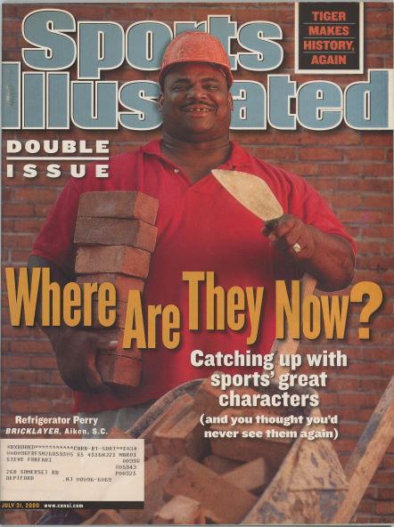 Sports Illustrated Refrigerator Perry Cover 07.31.2000