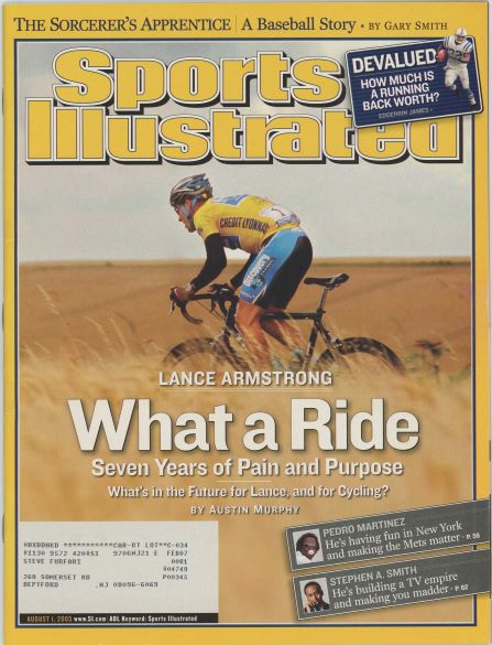 Sports Illustrated Lance Armstrong Cover 08.01.2005