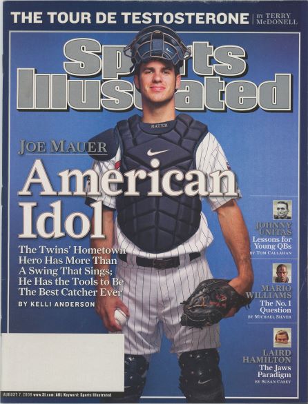 Sports Illustrated Twins Joe Mauer Cover 08.07.2006