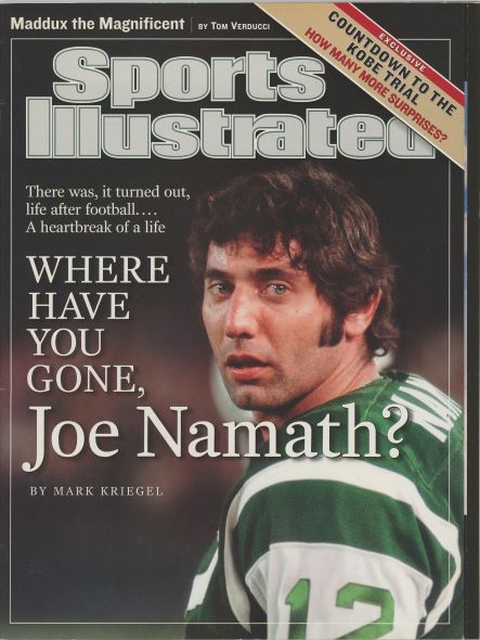 Sports Illustrated Jets Joe Namath Cover 08.09.2004