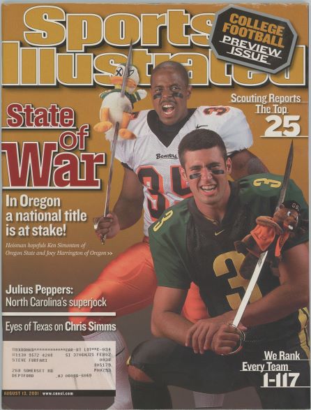 Sports Illustrated Joey "Heisman" Harrington/Ken Simmons Cover 08.13.2001