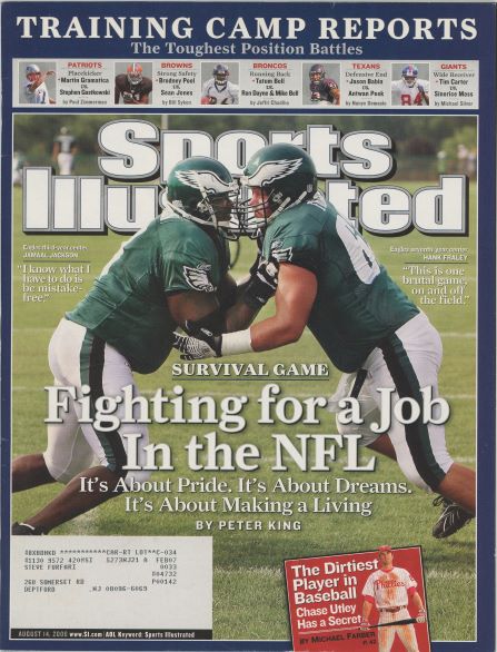 Sports Illustrated Eagles Cover 08.14.2006