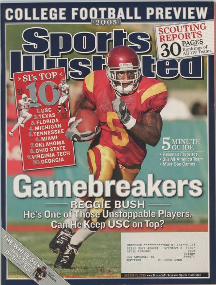 Sports Illustrated USC Reggie Bush Cover 08.15.2005