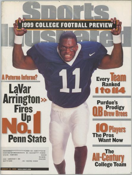 Sports Illustrated Penn State Lavar Arrington Cover 08.16.1999