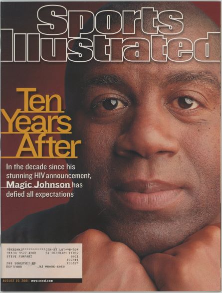 Sports Illustrated Magic Johnson Cover 08.20.2001