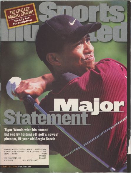 Sports Illustrated Tiger Woods Cover 08.23.1999