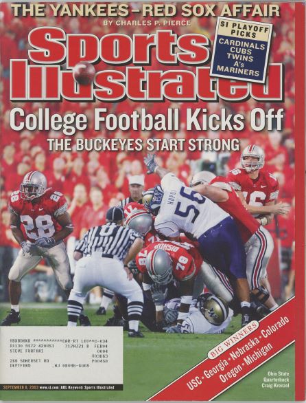 Sports Illustrated Ohio State Cover 09.08.2003