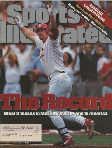 Sports Illustrated Cardinals Mark McGwire Cover 09.14.1998