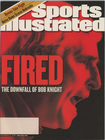 Sports Illustrated Indiana Bob Knight Cover 09.18.2000