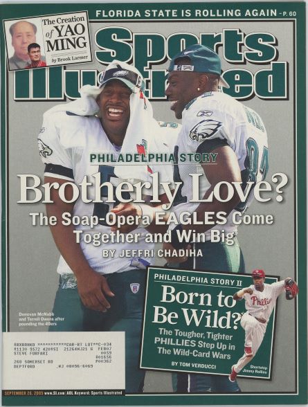 Sports Illustrated Eagles Donovan McNabb/Terrell Owens Cover 09.26.2005