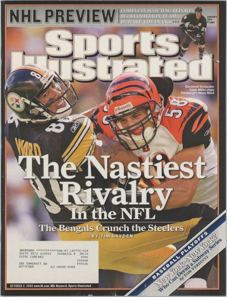 Sports Illustrated Bengals/Steelers Cover 10.02.2006