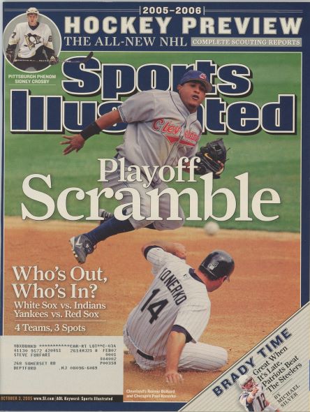 Sports Illustrated Indians/White Sox Cover 10.03.2005