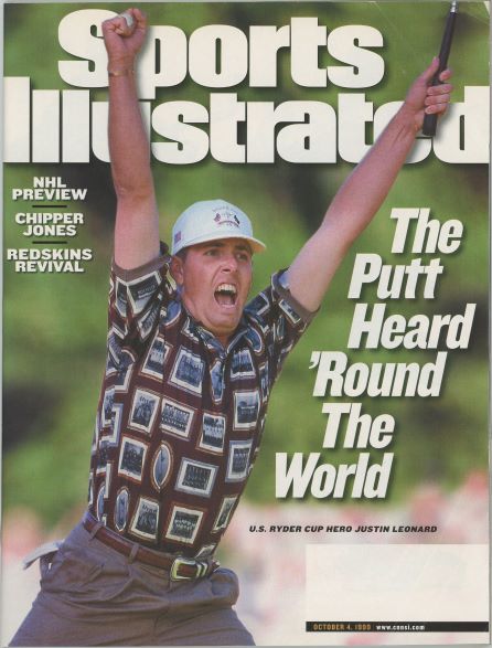 Sports Illustrated Justin Leonard Cover 10.04.1999