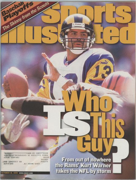 Sports Illustrated Rams Kurt Warner Cover 10.18.1999