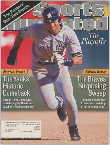 Sports Illustrated Yankees Derek Jeter Cover 10.22.2001