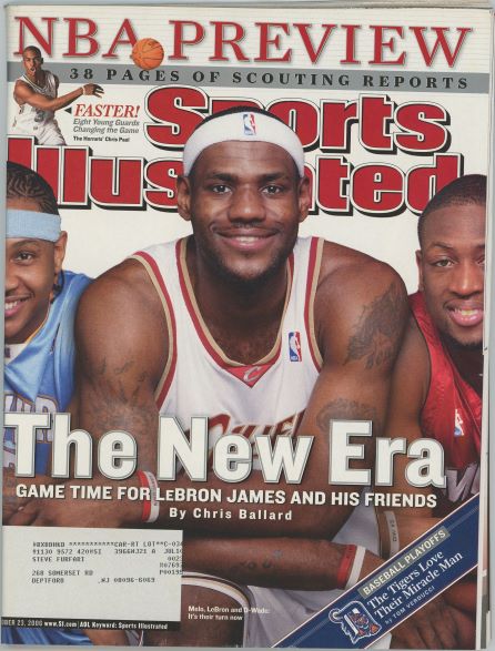 Sports Illustrated Cavaliers Lebron/Nuggets Carmelo/Heat Dwayne Wade 10.23.2006