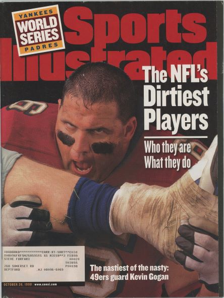 Sports Illustrated 49ers Kevin Gogan Cover 10.26.1998