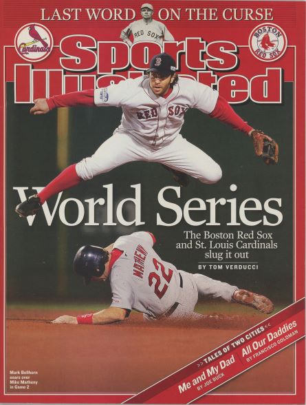 Sports Illustrated Red Sox/Cardinals WS Cover 11.01.2004