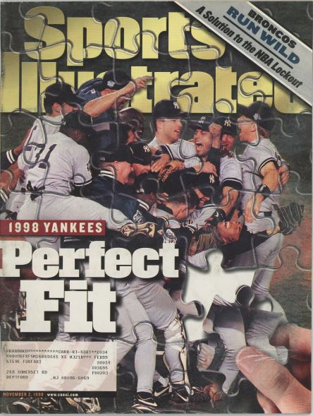 Sports Illustrated Yankees Cover 11.02.1998