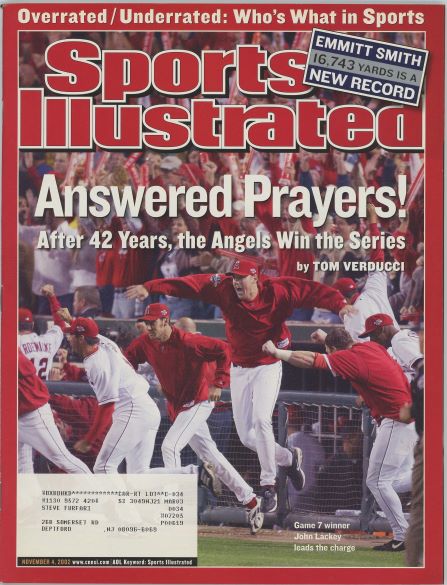 Sports Illustrated Angels Cover 11.04.2002