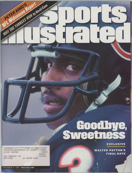 Sports Illustrated Bears Walter Payton Cover 11.08.1999