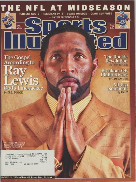 Sports Illustrated Ravens Ray Lewis Cover