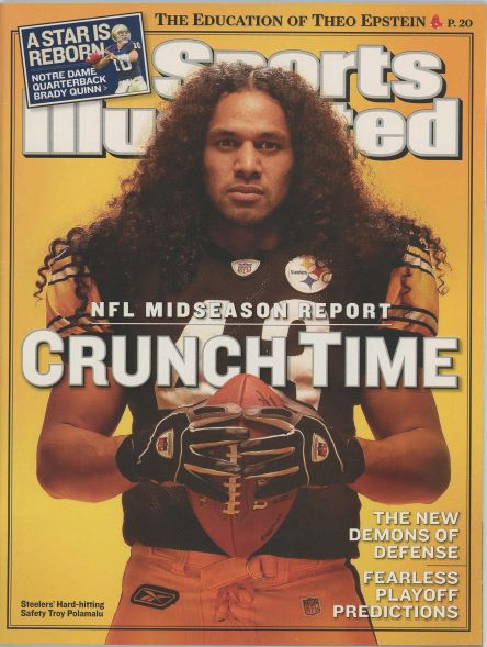 Sports Illustrated Steelers Troy Polamelu Cover 11.14.2005