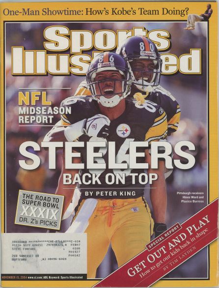 Sports Illustrated Steelers Cover 11.15.2004