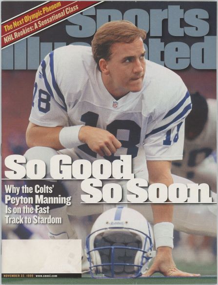 Sports Illustrated Colts Peyton Manning Cover 11.22.1999